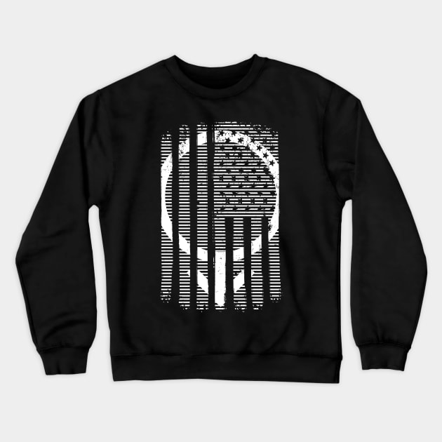 Male Boy Man Symbol American Flag Crewneck Sweatshirt by Bobtees